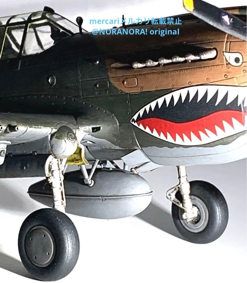 1/48 カーチスP-40E ウォーホークJT86プラモデル 完成品