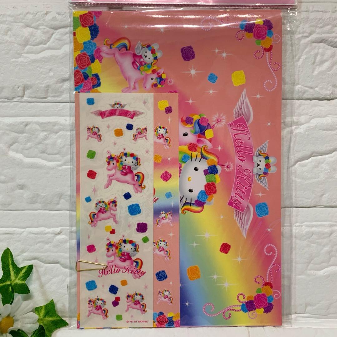 希少レア　ハローキティ シール帳 ステッカーアルバム ウイングピース 2001