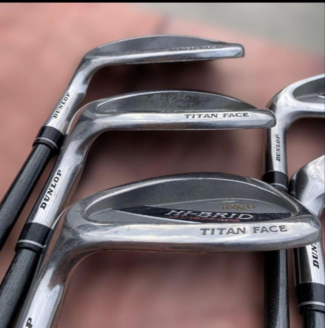 希少レフティ　DUNROP HI-BRID MAX FLI アイアン６本セットＲ