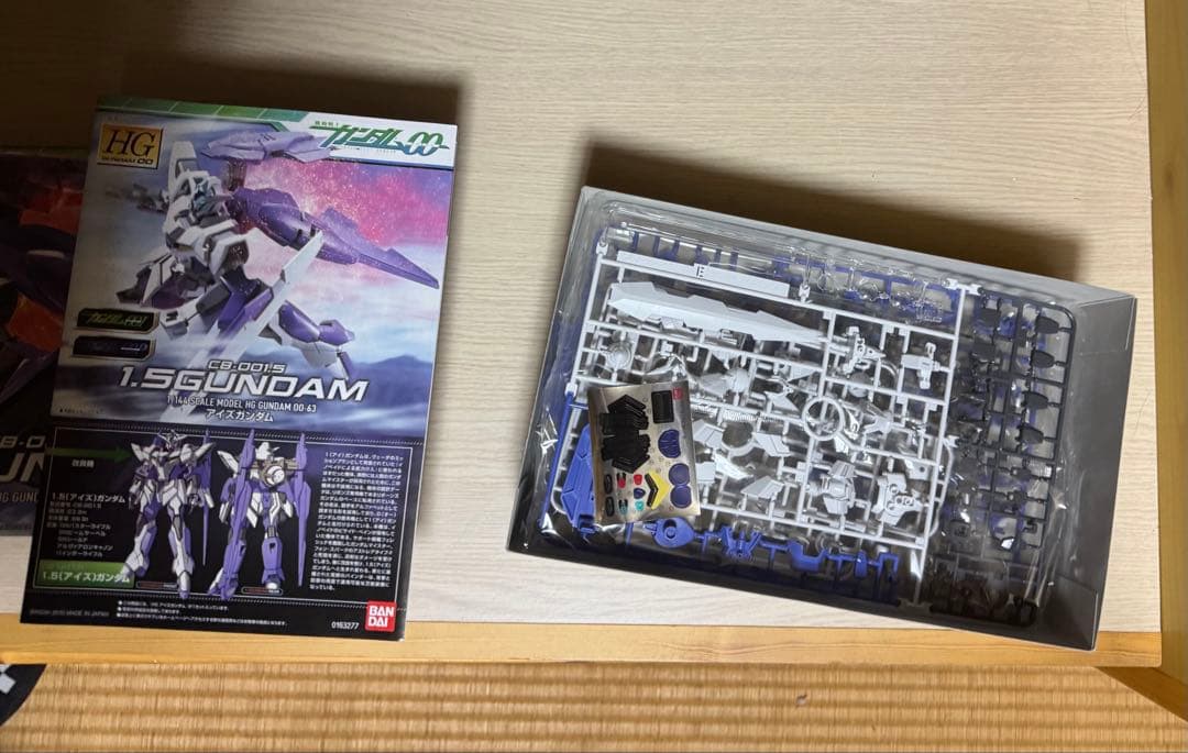 RG ダブルオーライザー トランザムクリア　HGアイズガンダム　2点