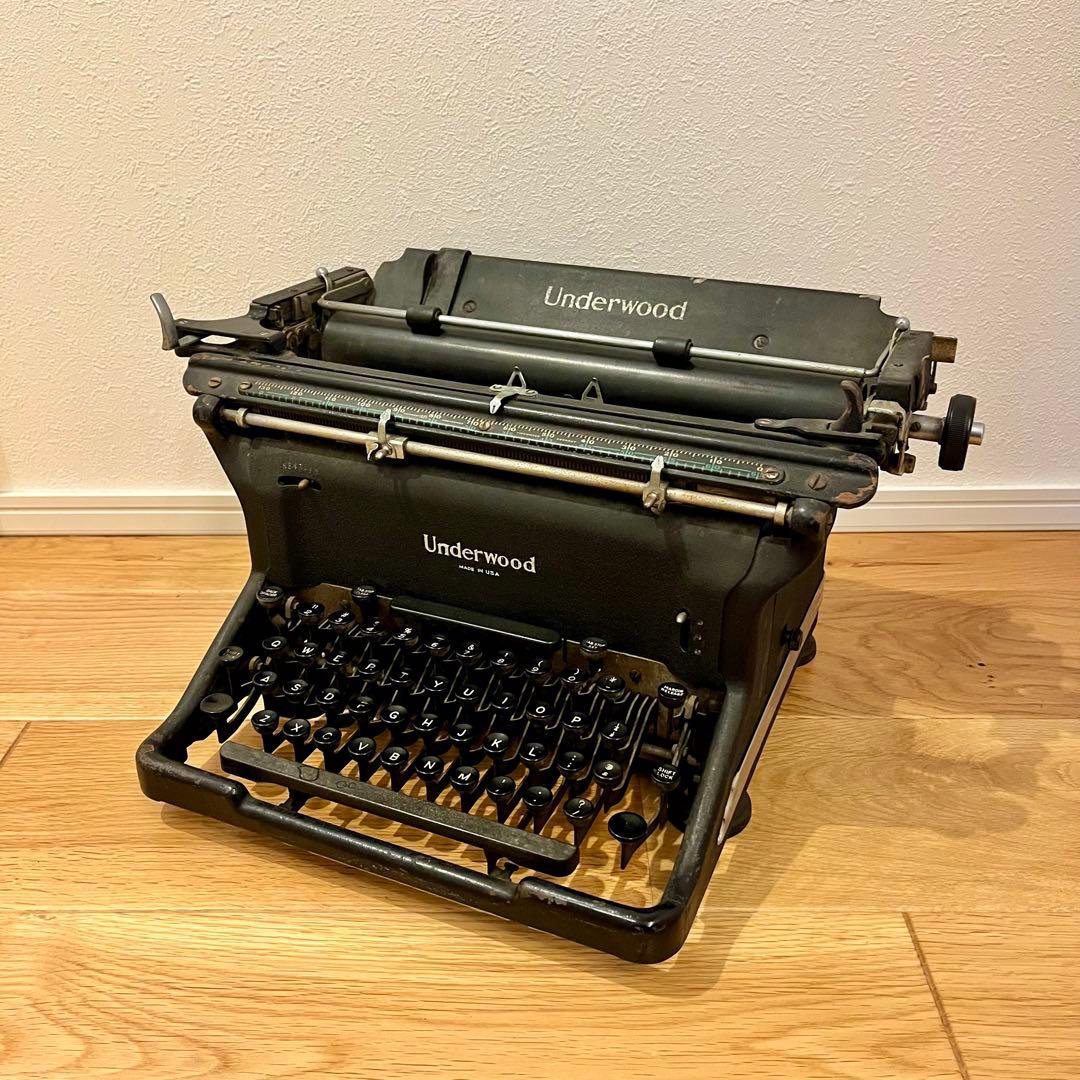 【アンティーク】UnderWood(アンダーウッド)タイプライター【実働】
