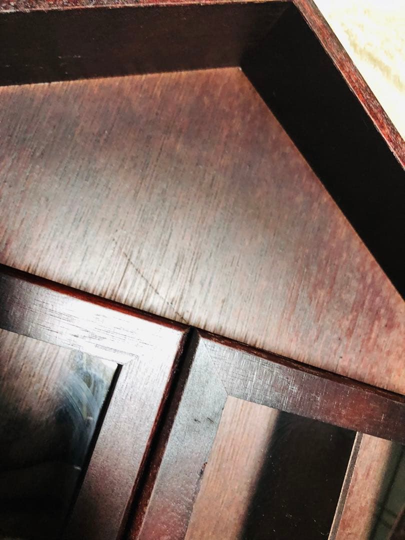 木製　インテリア　コレクションケース　飾り棚