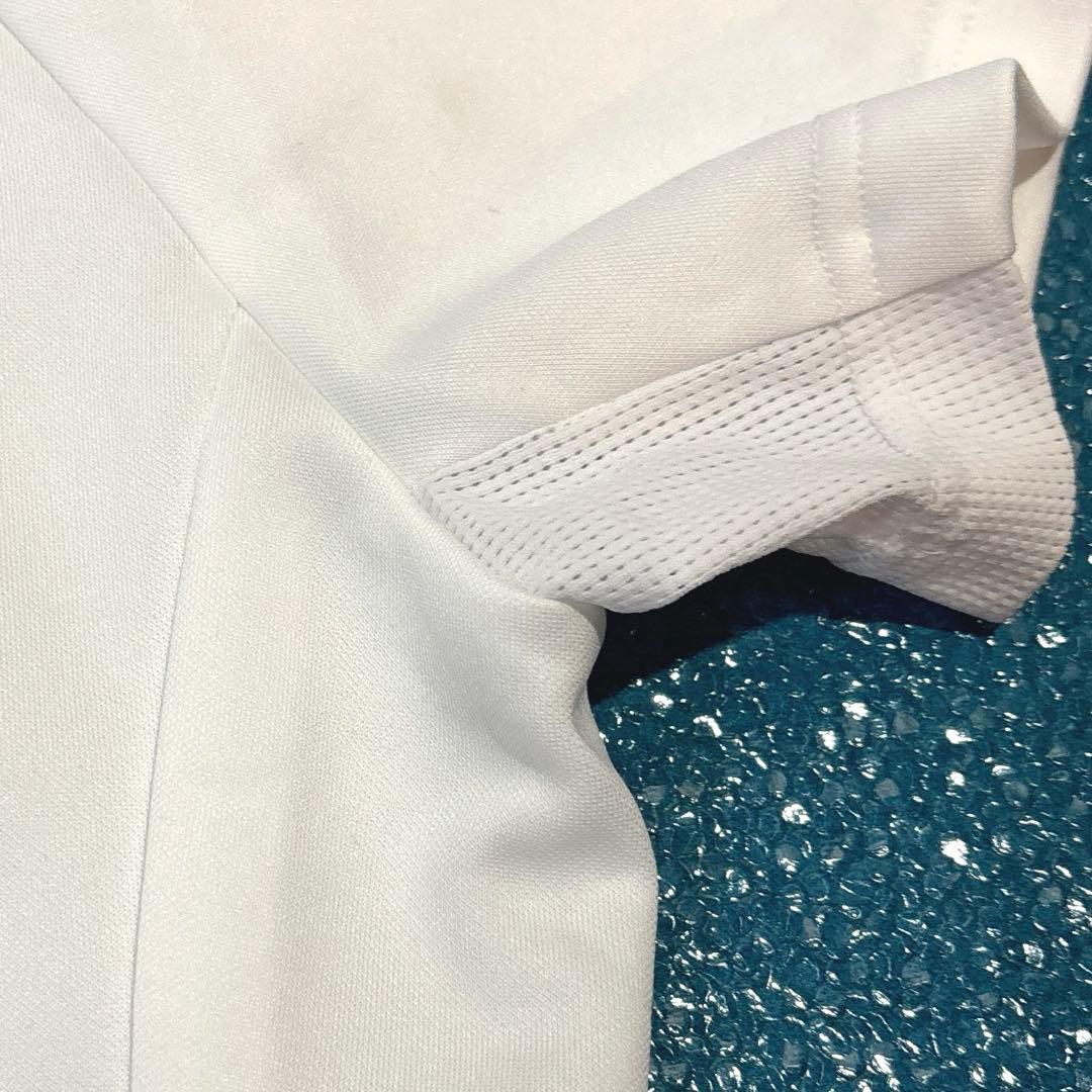 【23年/極美品/レディースM】TFW49　モックネック　ストレッチ　ホワイト