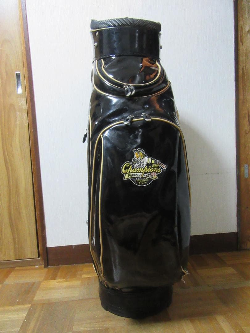 ★☆★希少★SoftBank HAWKS★3点式ゴルフバック★黒★☆★