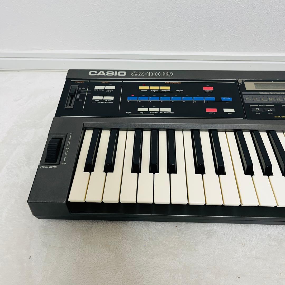 CASIO キーボードシンセサイザー CZ-1000 動作確認済み