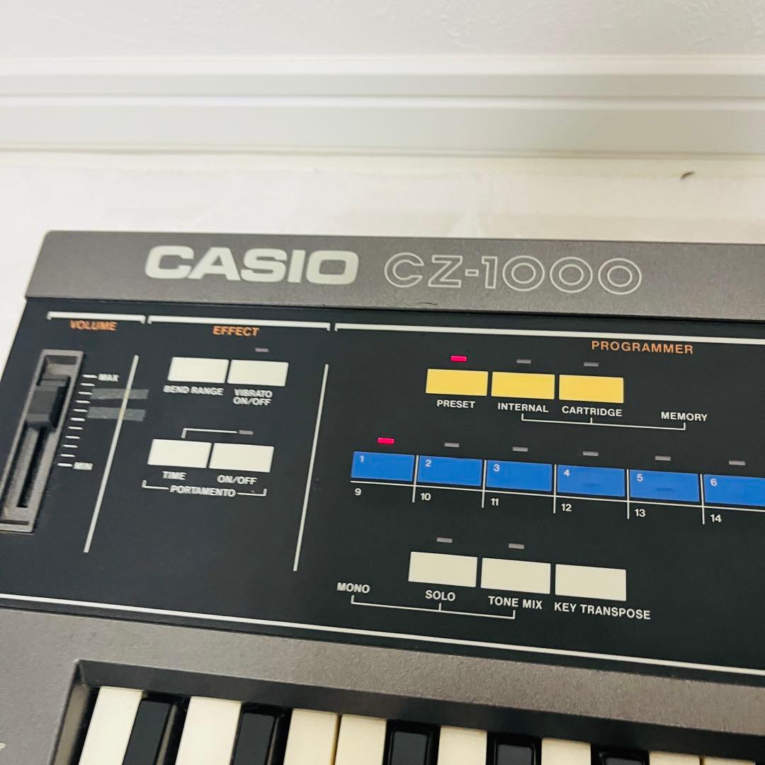 CASIO キーボードシンセサイザー CZ-1000 動作確認済み