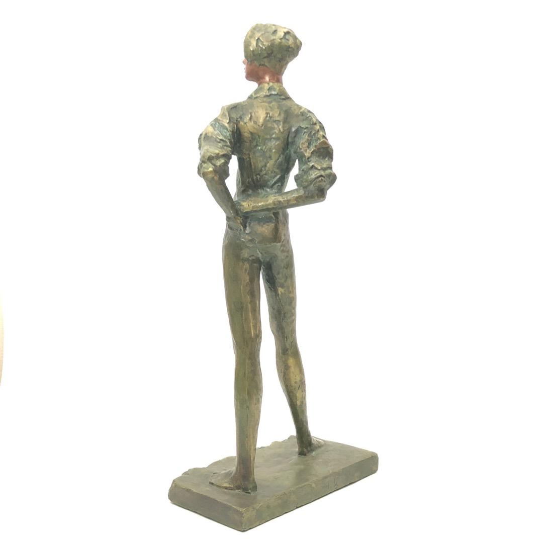 金属彫刻 - \"Shirt Woman\" 川原孝文