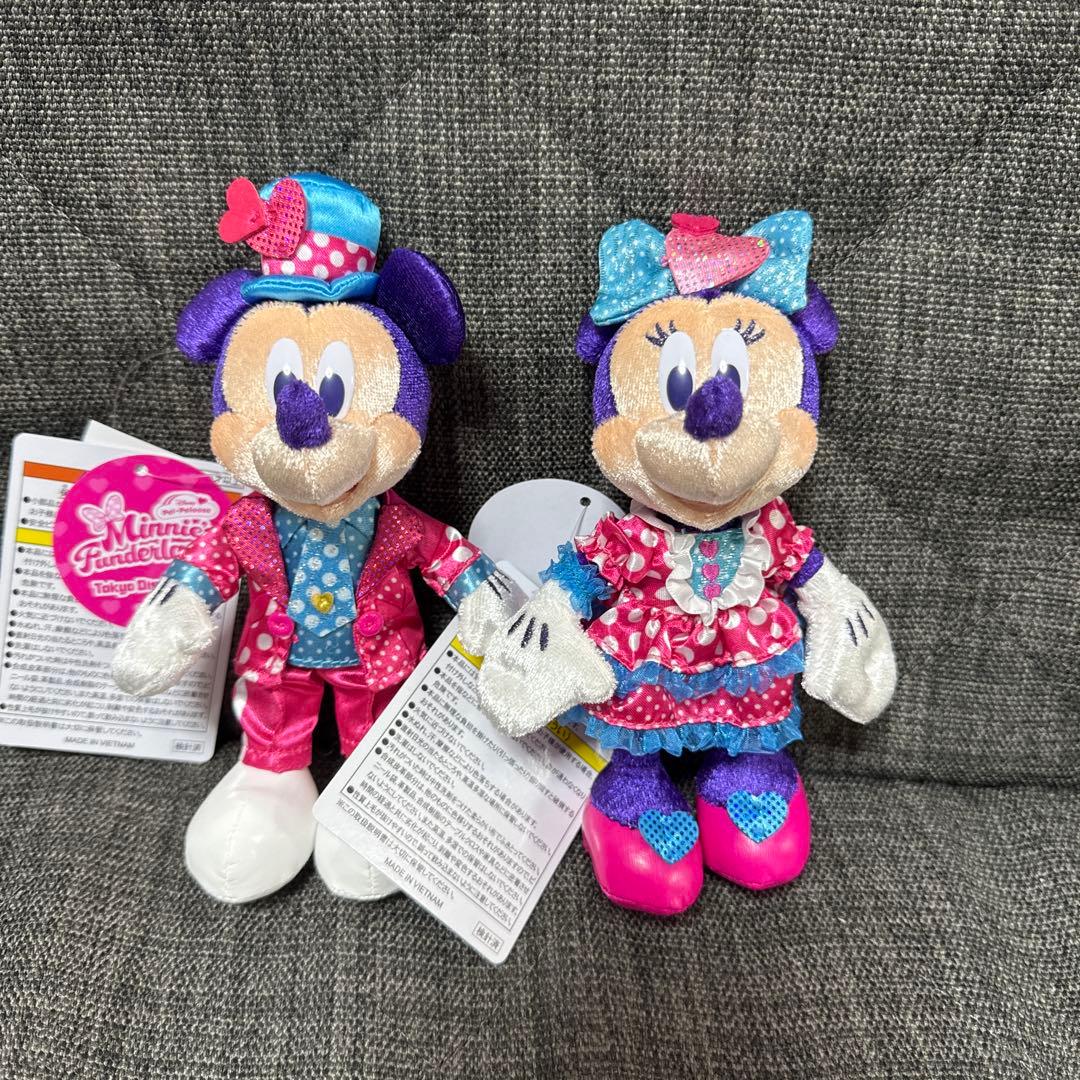 ディズニー　パルパルーザ　ミキミニぬいぐるみバッジ