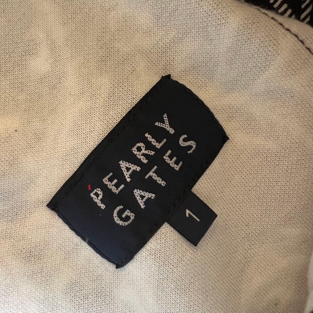 Pearlygates パーリーゲイツ　花柄　セットアップ　ゴルフ　ブラック　黒