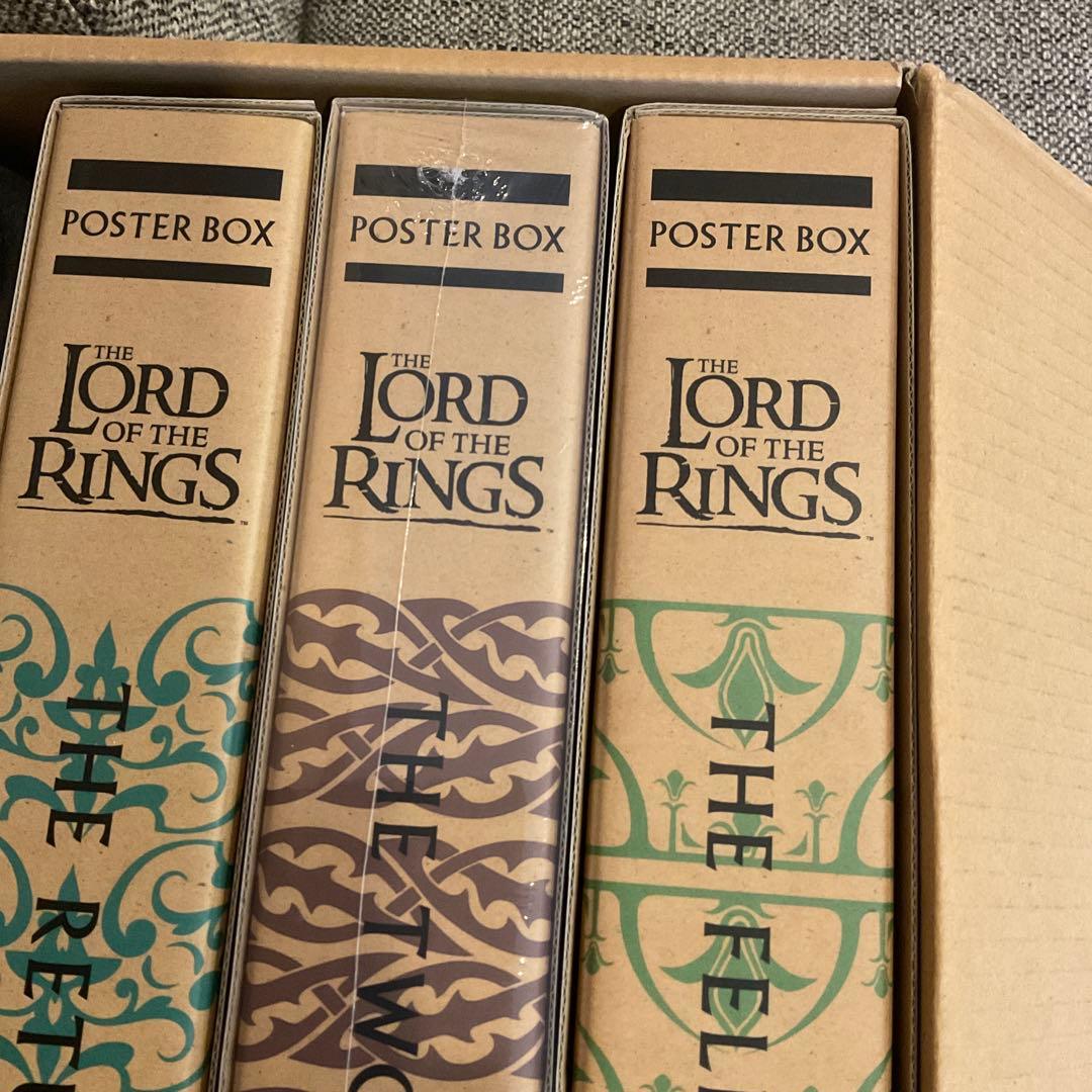 ロードオブザリング　ポスターBOX 3箱セット　初回特典付き　角川書店　新品