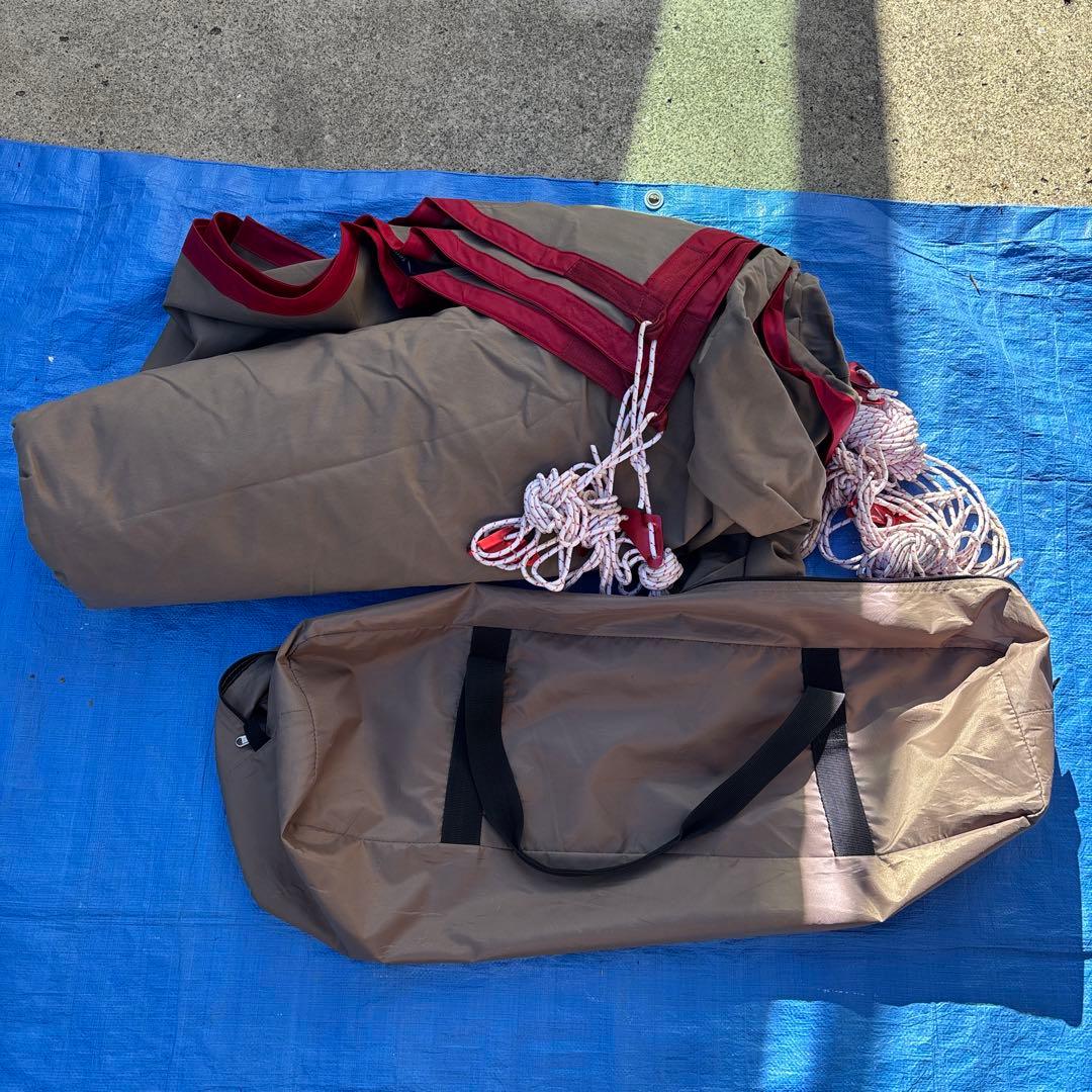 極美品　使用感少ない　テンマクデザイン　焚き火ヘキサタープ　コットン