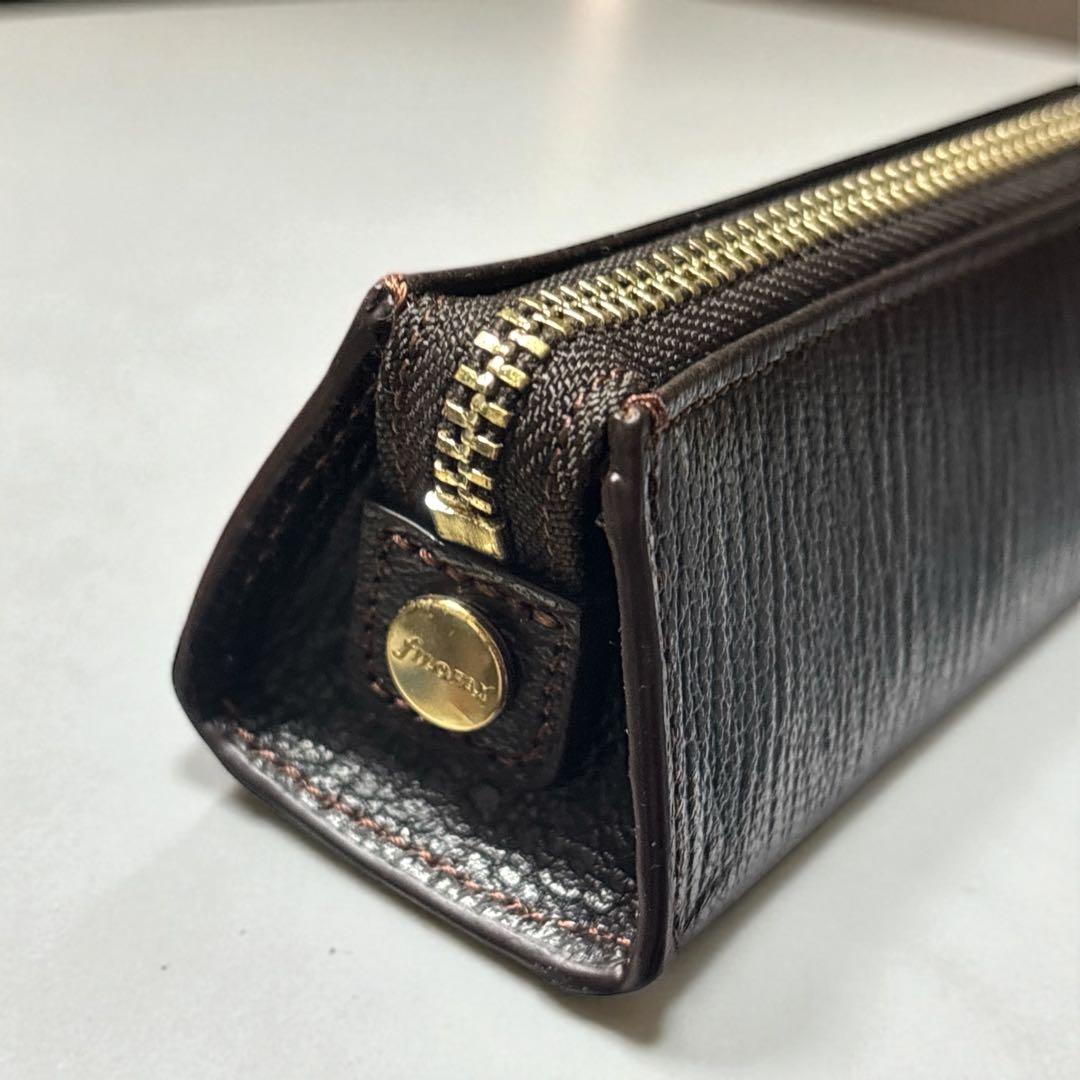 Filofax チェスター 名刺入れ＆ペンケース 本革ブラウン セット 未使用品