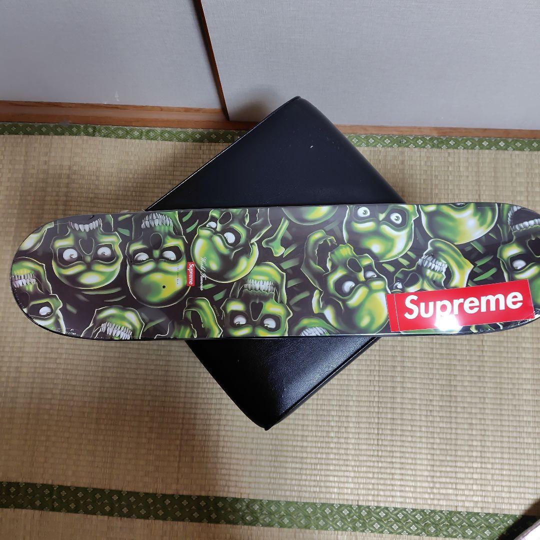 Supreme スケートボード グリーンスカル