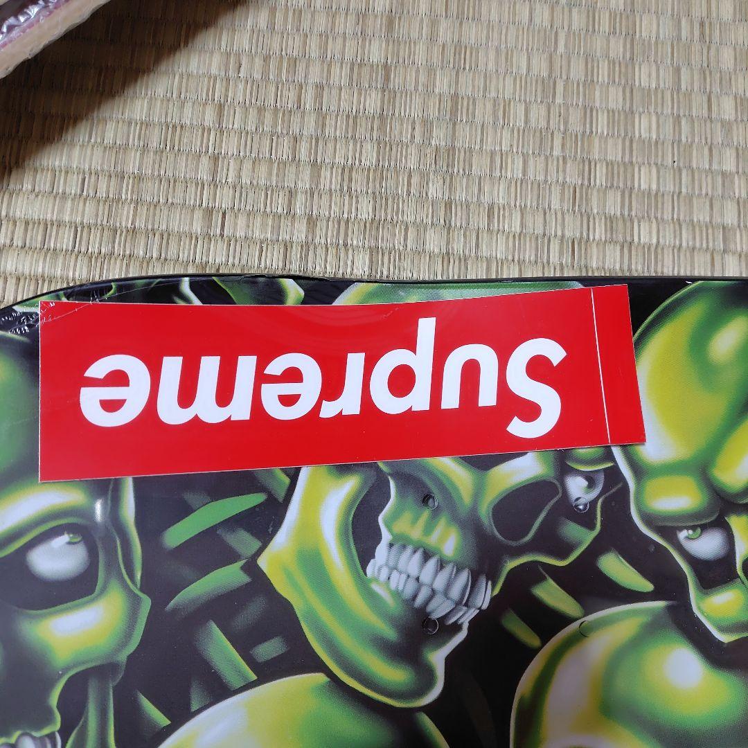 Supreme スケートボード グリーンスカル
