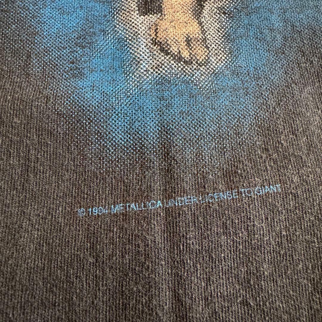 90s メタリカ \"RIDE THE LIGHTNING\"ビンテージTシャツL