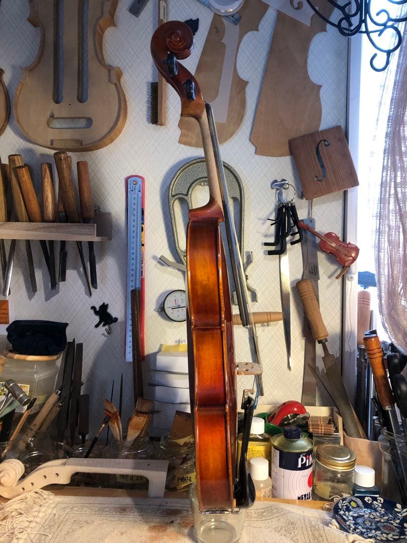 【駒&魂柱調整済】Suzuki分数バイオリンNo200 3/4 1996