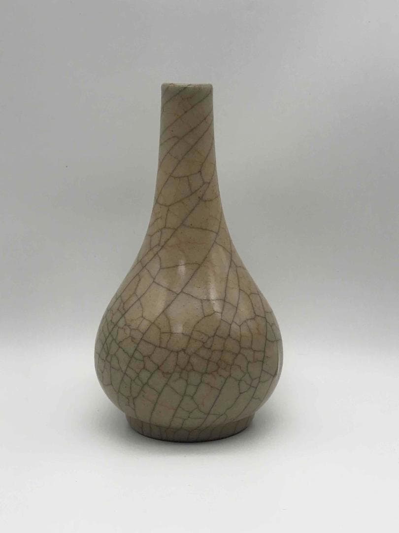 南宋時代　哥窯　汝官窯　花瓶　希少貴重　時代物　中国古美術　骨董品(A-46)