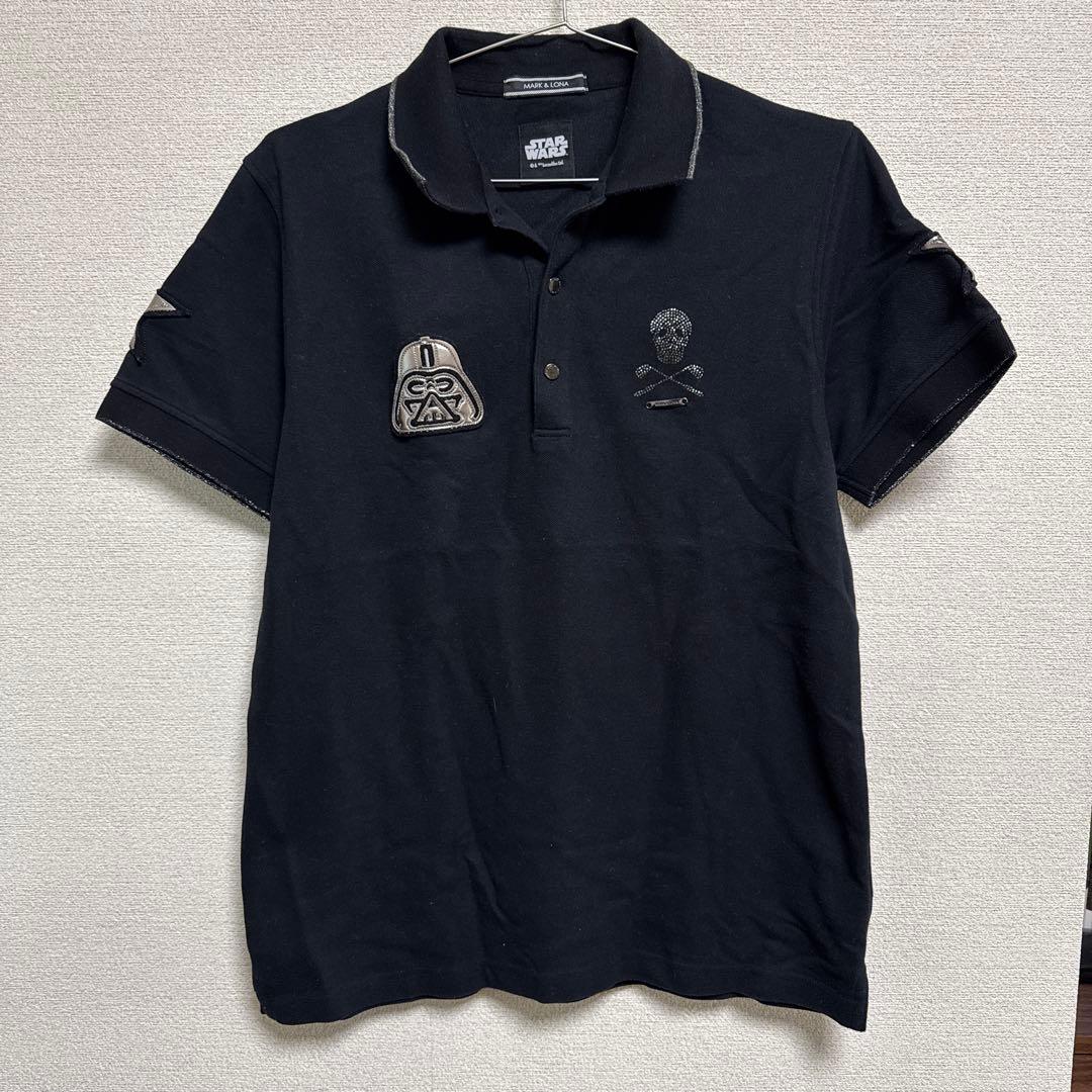 Mark&Lona 希少スターウォーズコラボ　ポロシャツ　ブラック　ゴルフ
