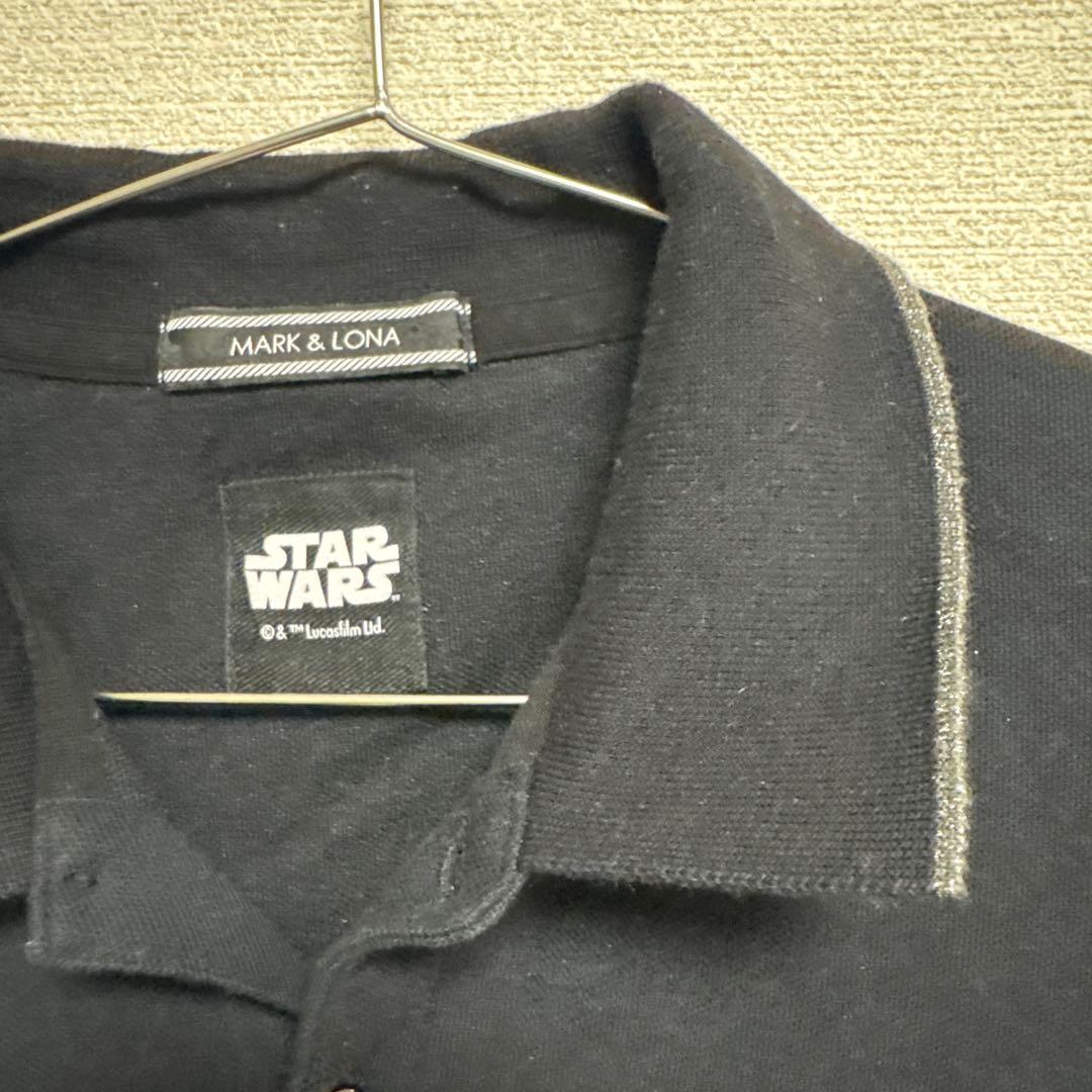 Mark&Lona 希少スターウォーズコラボ　ポロシャツ　ブラック　ゴルフ