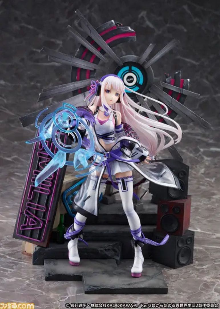A*a様 リゼロ エミリア レム ラム neon city フィギュア 渋谷スク
