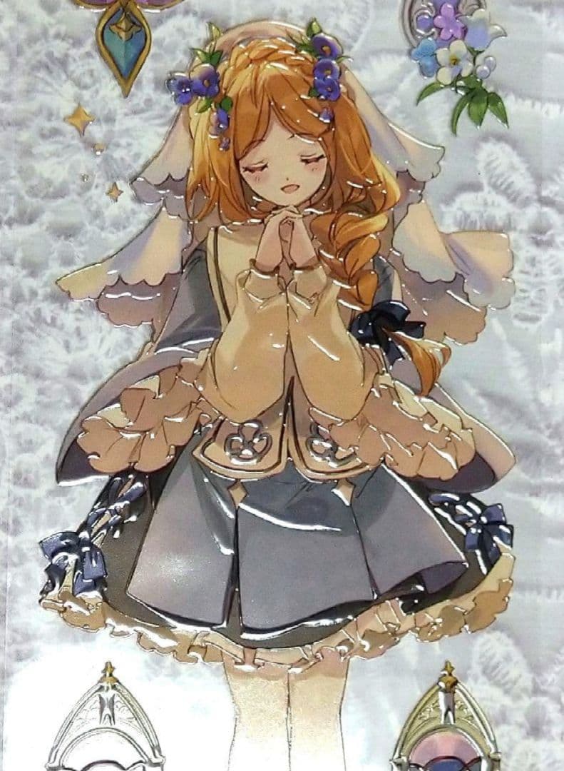 のこり２✩J625＃神圣颂歌(水晶)Shine切り売り海外人物マステ女の子