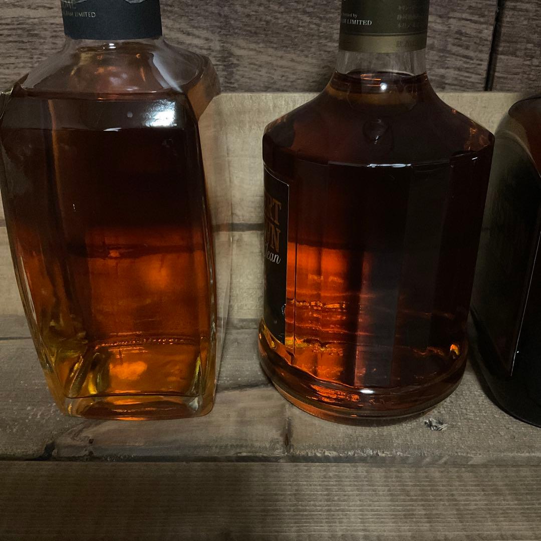 ウィスキー古酒　シーグラム3本　クレセント　ロバートブラウン　ボストンクラブ