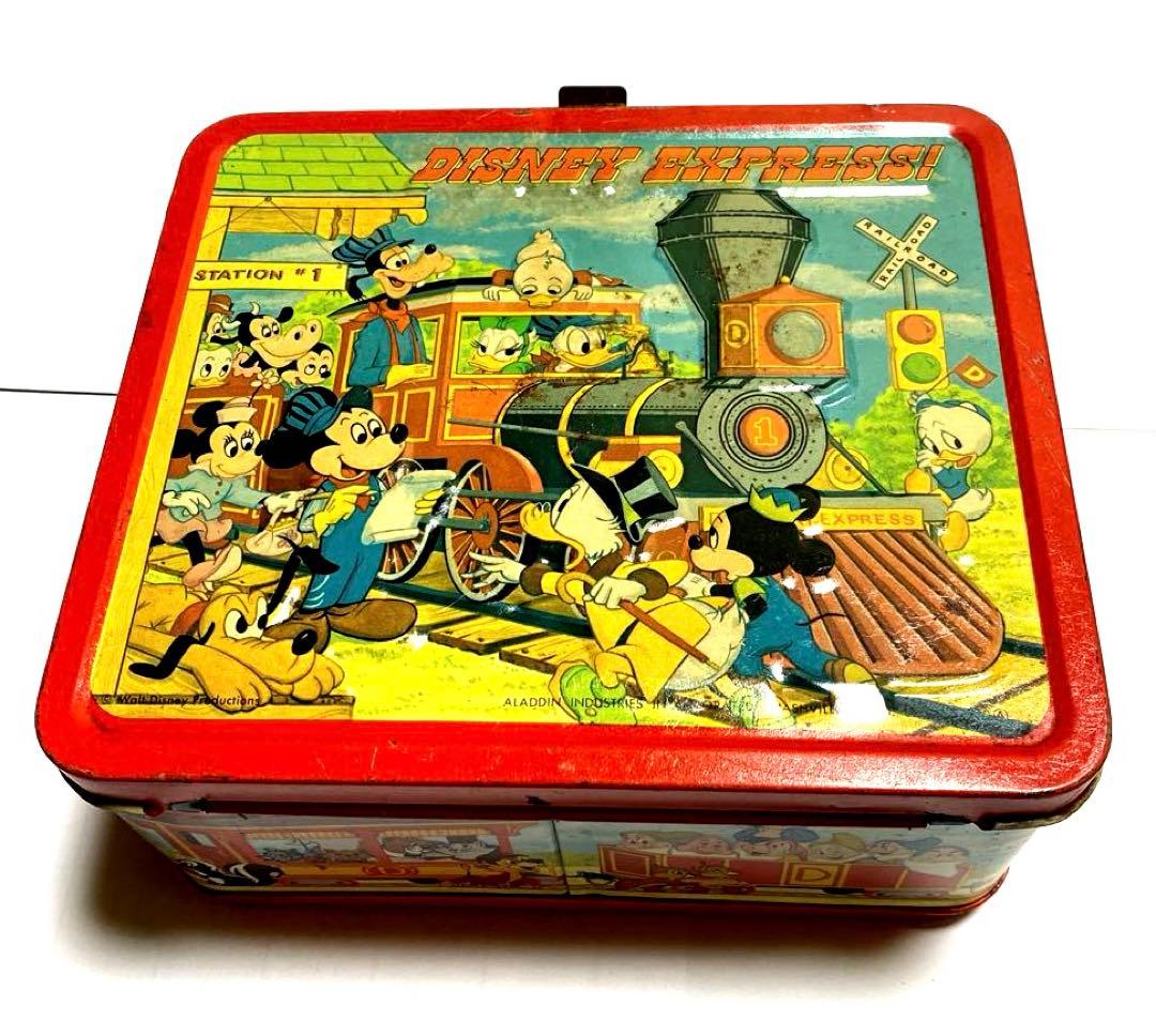 【希少】ディズニー　Disney アラジン社製　1970年代ランチボックス
