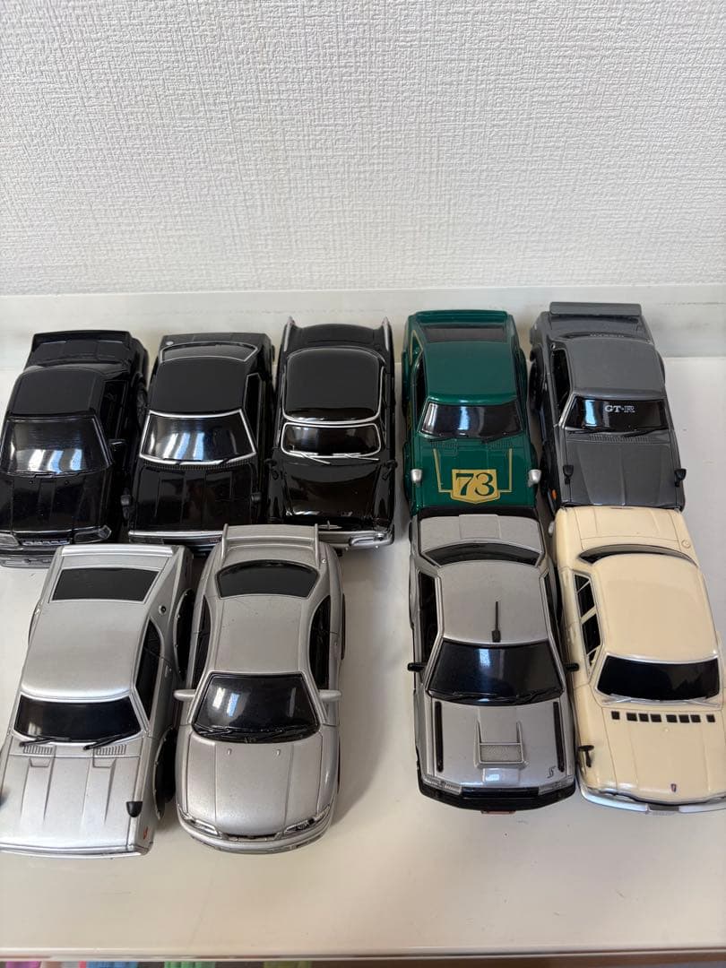 ミニカー スカイライン プルバックカー 9台セット