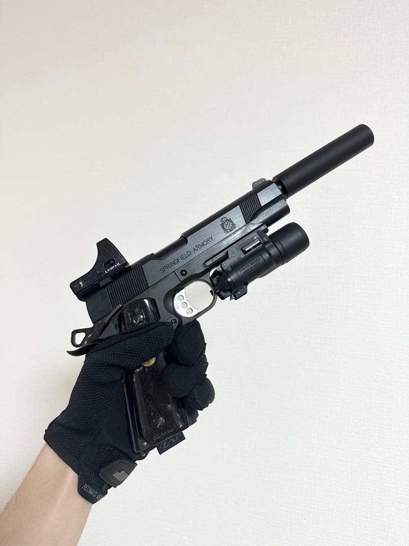東京マルイ製 ガスプローバックハンド力 MEUピストル フルカスタム