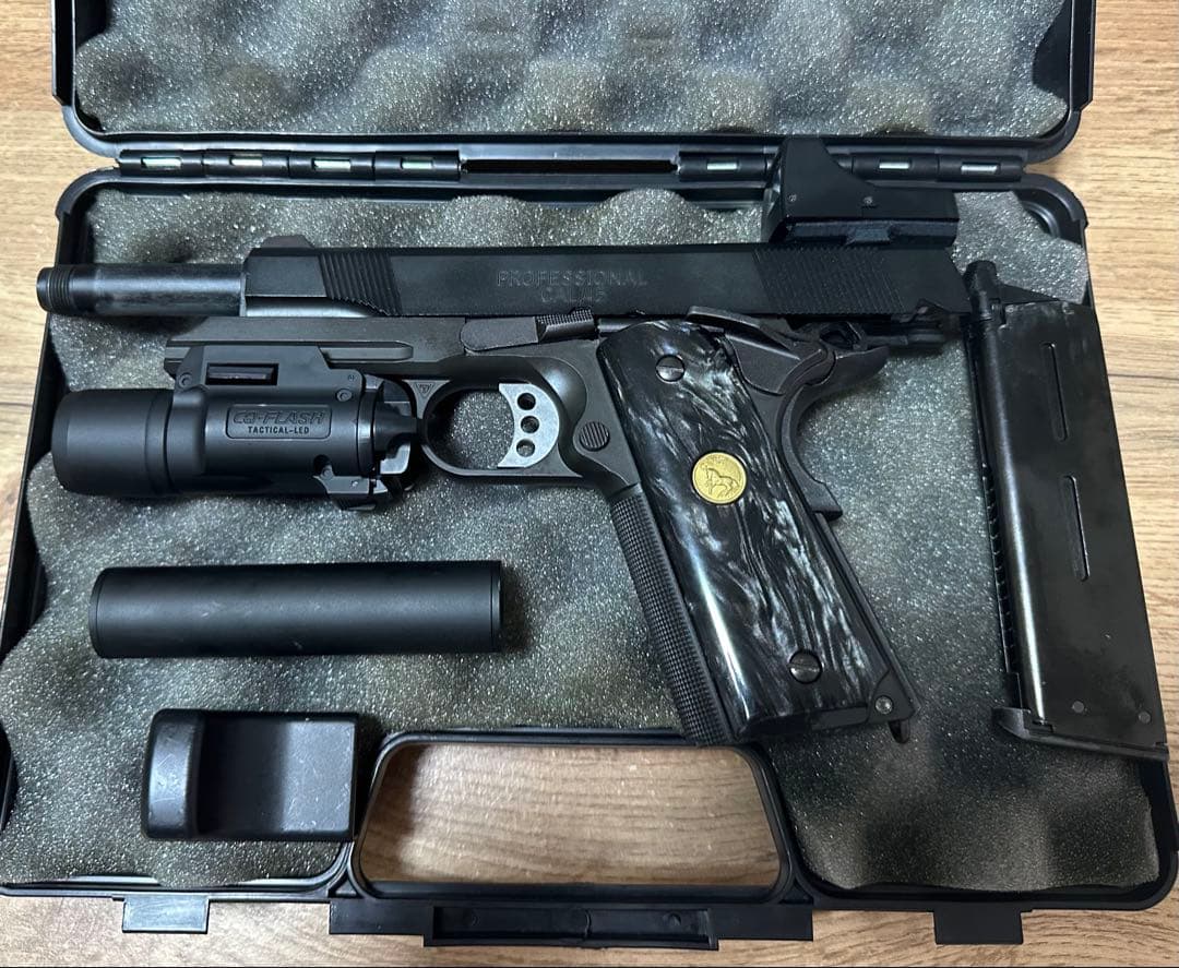 東京マルイ製 ガスプローバックハンド力 MEUピストル フルカスタム