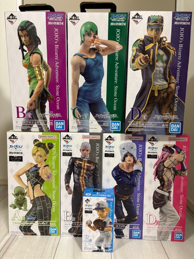 一番くじ　ジョジョ　第6部　ストーンオーシャン　14体セット