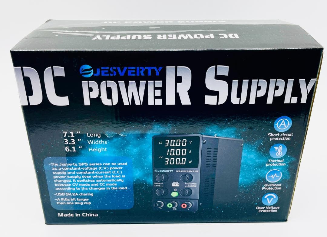 直流安定化電源新型SPS-3010M(30V/10A) 0-10A電圧電流可変