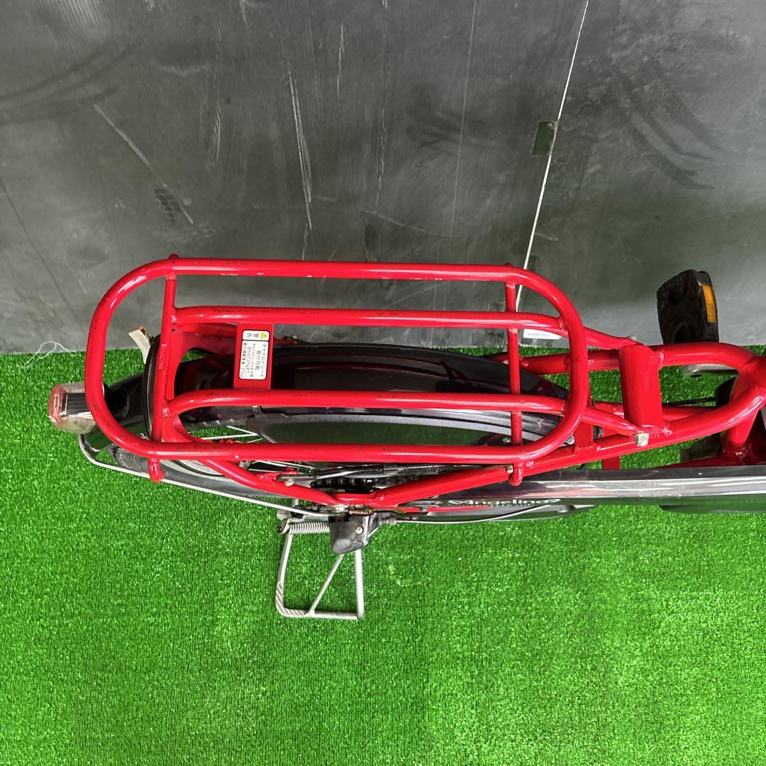 電動自転車 BS Angelino レッド 3人乗り対応　64