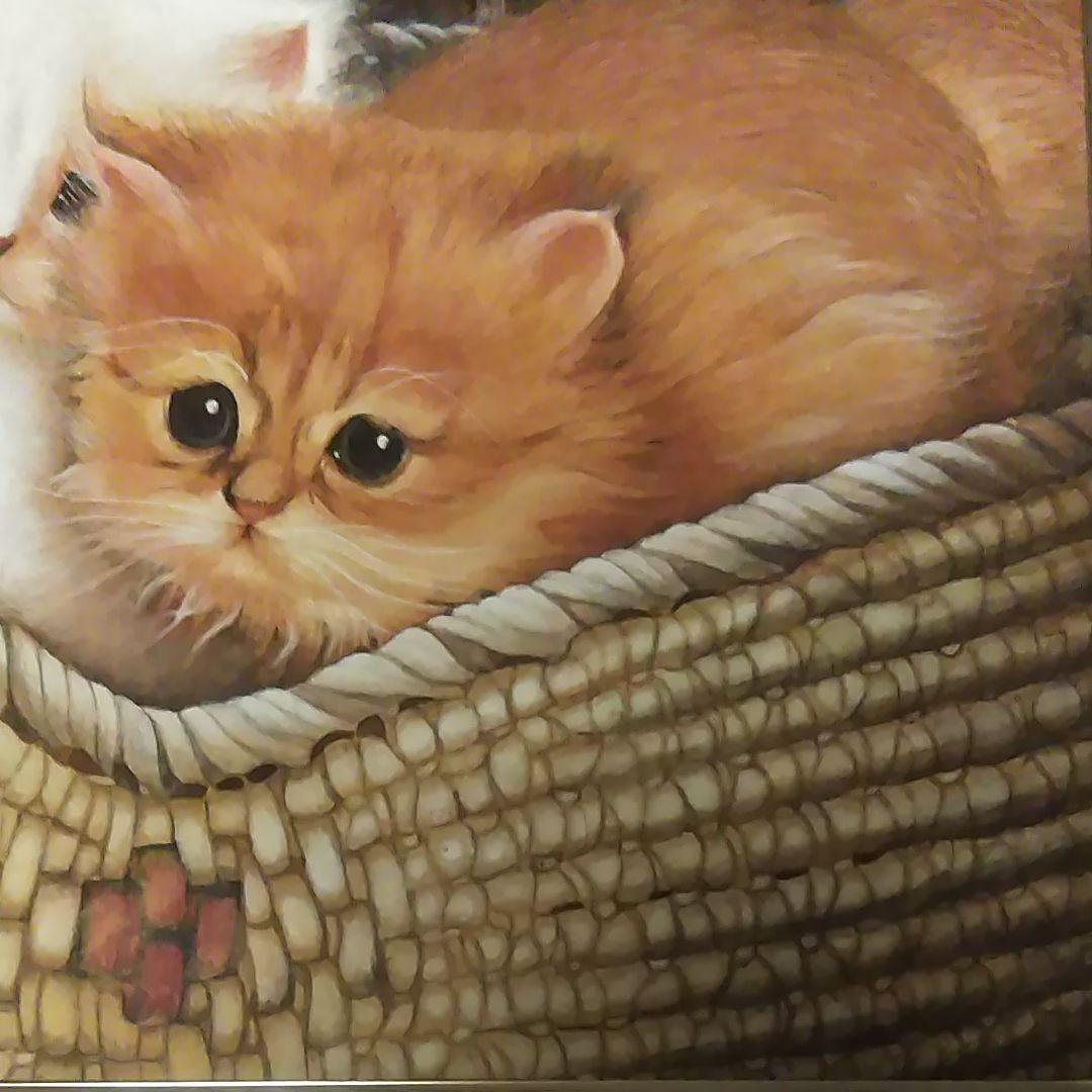 日本画(31)　子猫