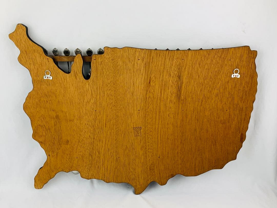 USA型　木製スプーンラック　アメリカ州　スーベニアスプーンラック　セット