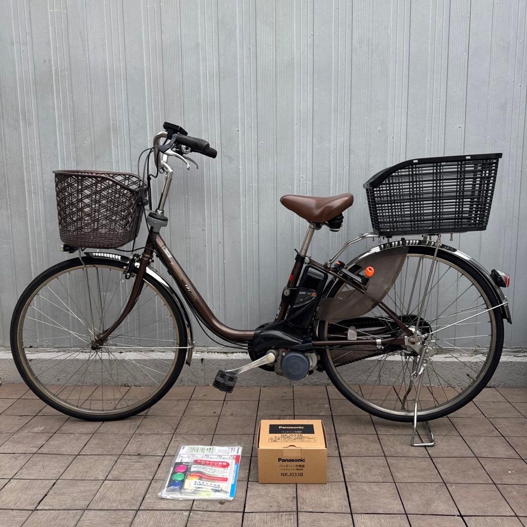 パナソニック 電動アシスト自転車 ブラウン