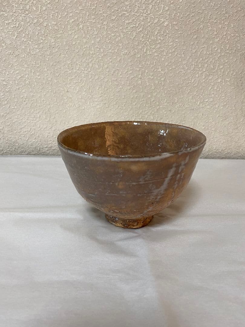 【お値下げ】萩焼宗家　十二代　坂倉新兵衛　萩茶碗　共箱　栞付き