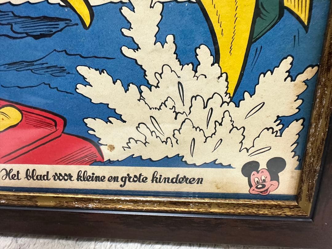 Mickey magazine 1953年　フランス　ガリ板刷り