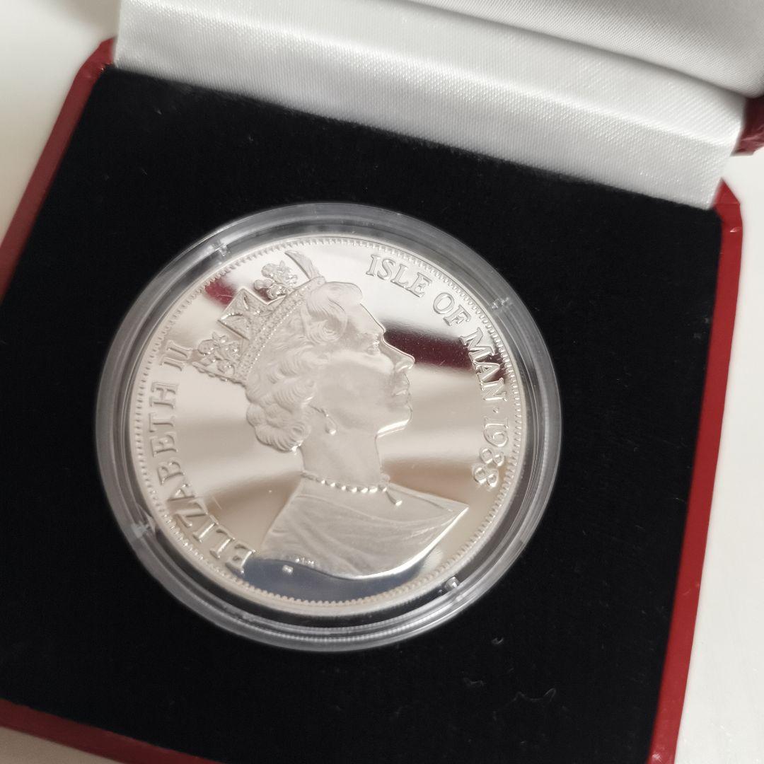 超希少　マン島　キャット　銀貨