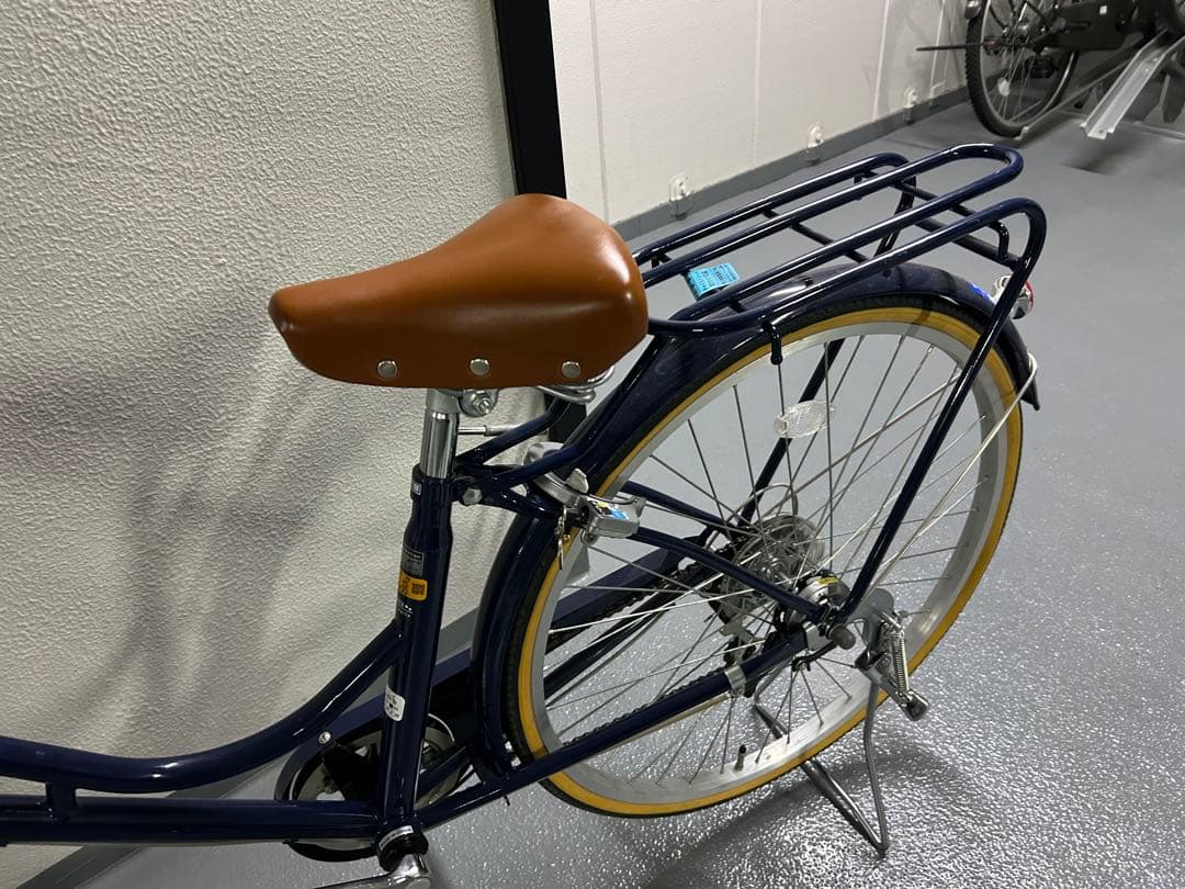 自転車 シティルルー 26インチ ネイビー