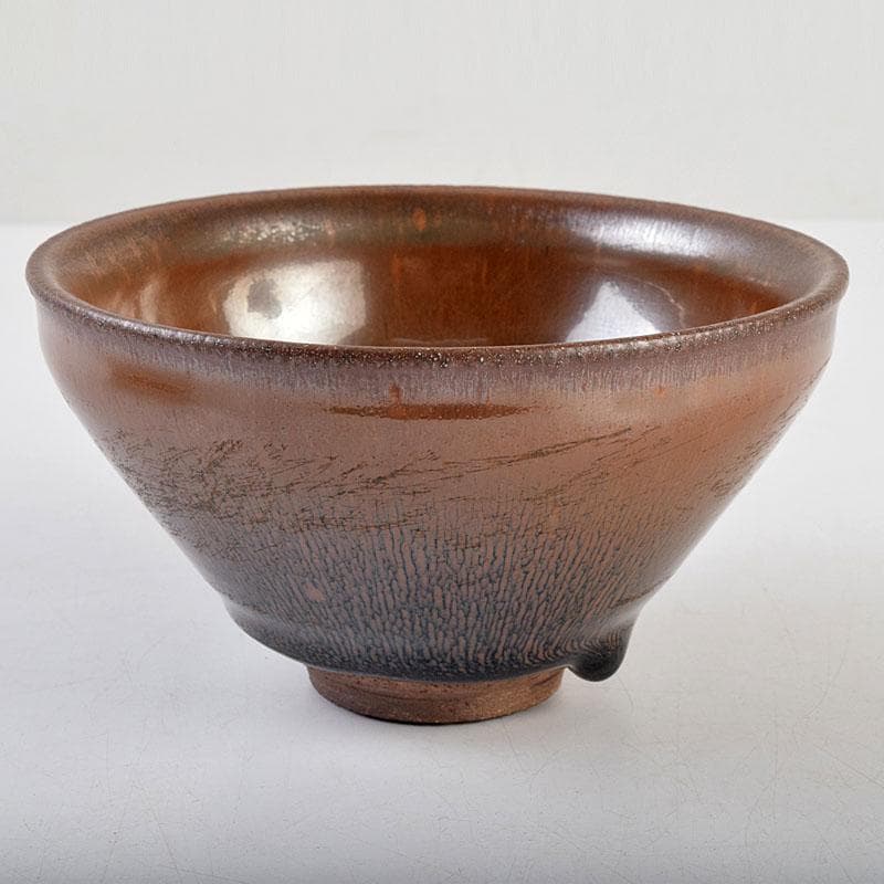 中国　南宋　建窯　禾目天目茶碗　供御銘　C　9265