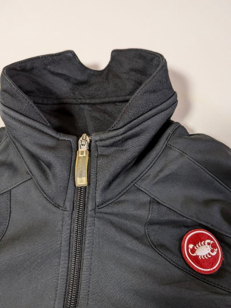 Castelli カステリ サイクルジャケット 長袖 冬用　S ブラック 黒