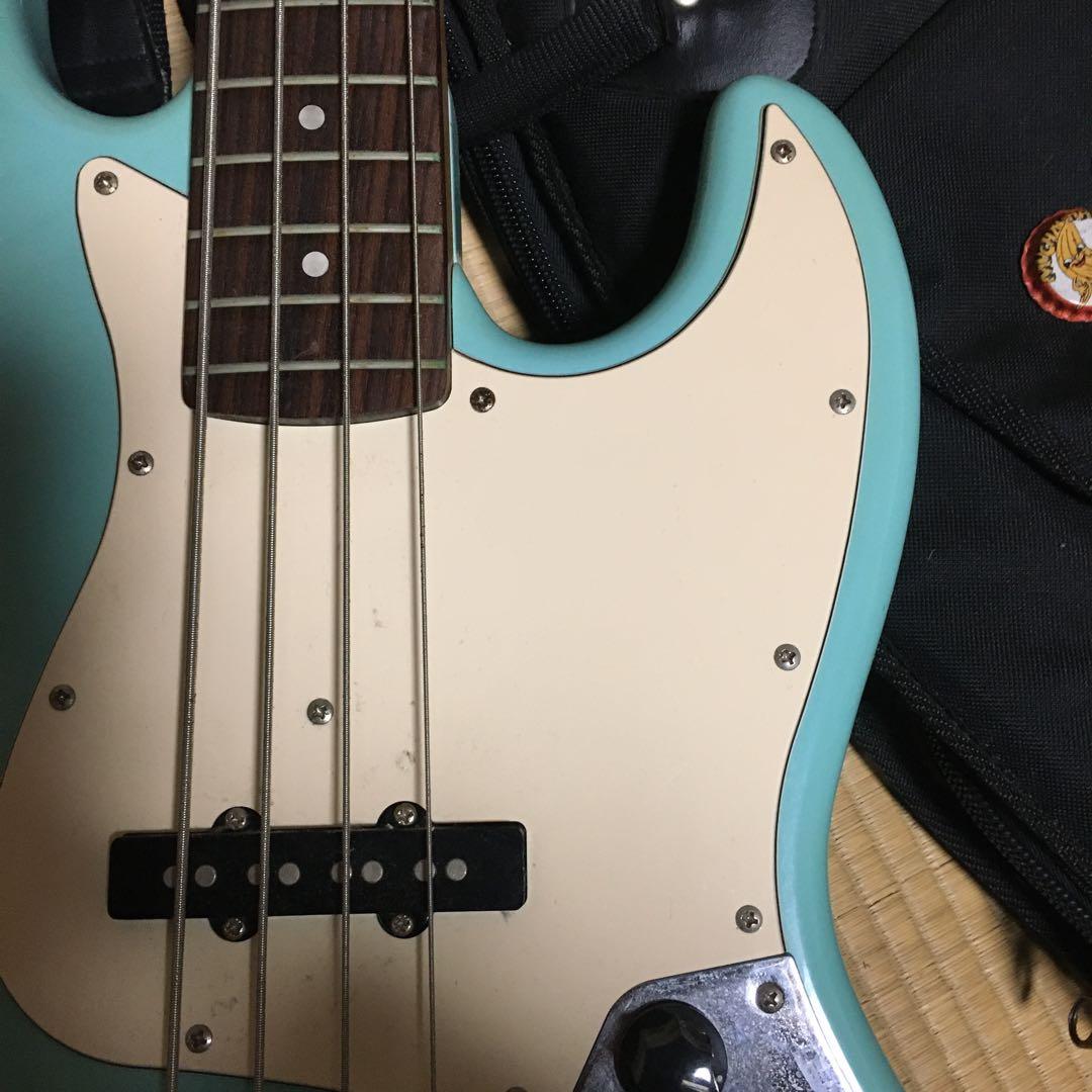Squier Jazz Bass 　レアカラー　バッグ付き　スクワイヤー　ベース