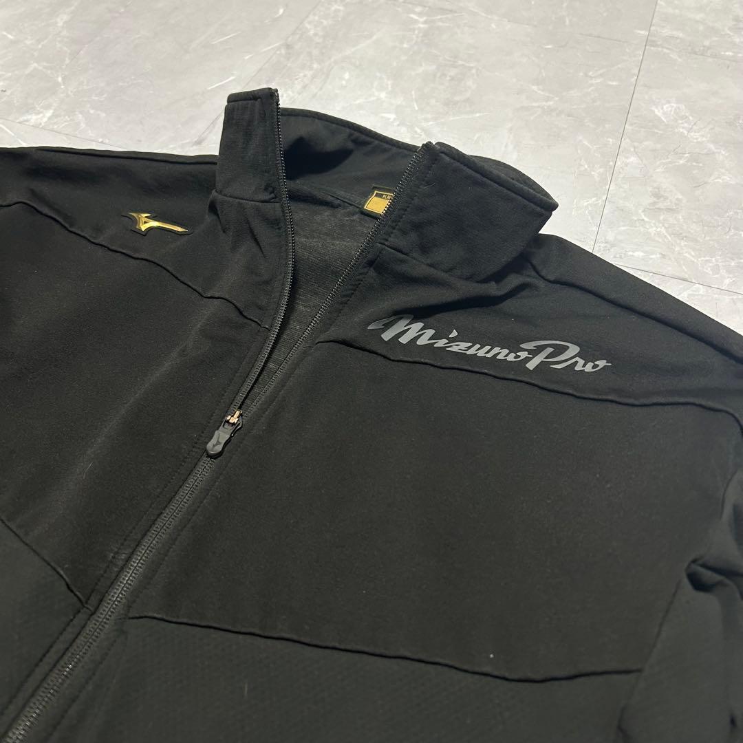 ⭐️人気⭐️ 【mizuno Pro】メンズ ジャージ セットアップ 黒 ロゴ入り