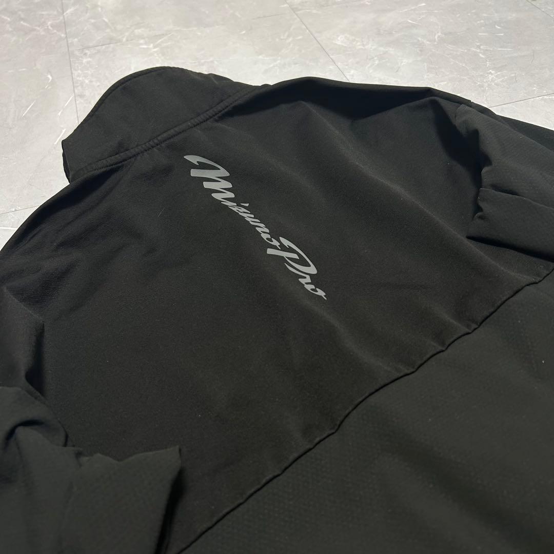 ⭐️人気⭐️ 【mizuno Pro】メンズ ジャージ セットアップ 黒 ロゴ入り