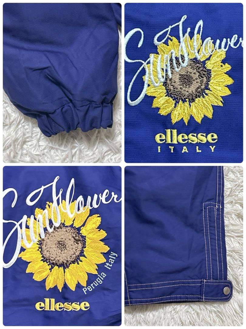【2299】✨美品✨ ellesse スキーウェア　セットアップ　フラワー