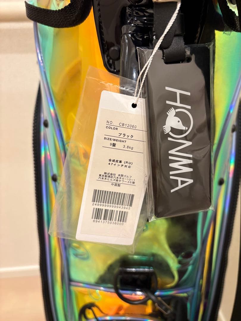 HONMA ゴルフバッグ CB12068 カラフル 3.8kg