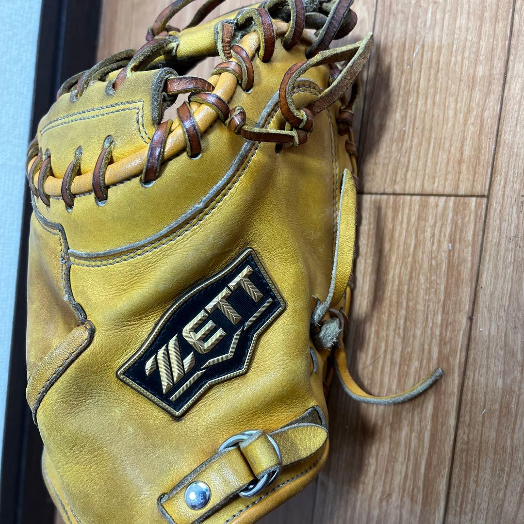 硬式用イエローグローブ