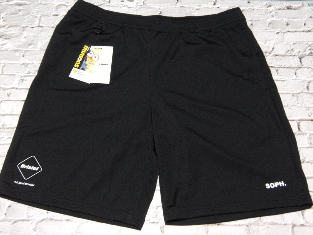 新品未使用！FCRB MINIONS PRACTICE SHORTS 黒 L