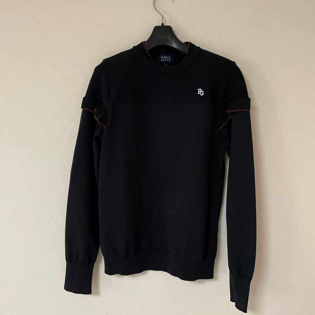 新品☆2023AWパーリーゲイツフリルニットサイズ2